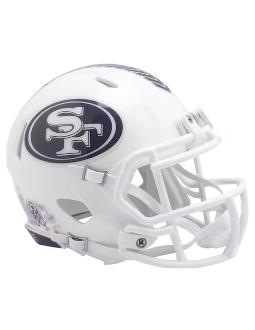 Mini casco NFL de San Francisco 49ers