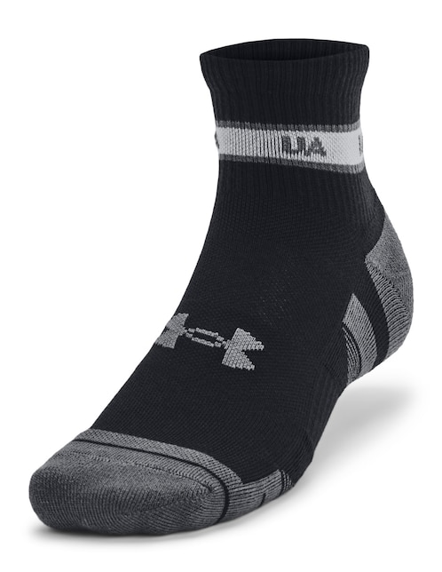 Calcetín comfort para entrenamiento Under Armour unisex 3 pares