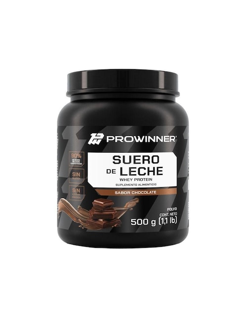 PROWINNER Suplemento Suero de leche ProWinner Prowinner sabor chocolate de 500 g