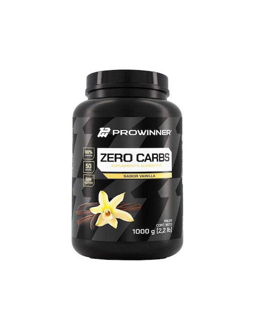 PROWINNER Suplemento Zero carbs ProWinner Prowinner con proteína de suero de leche sabor vainilla de 1 kg