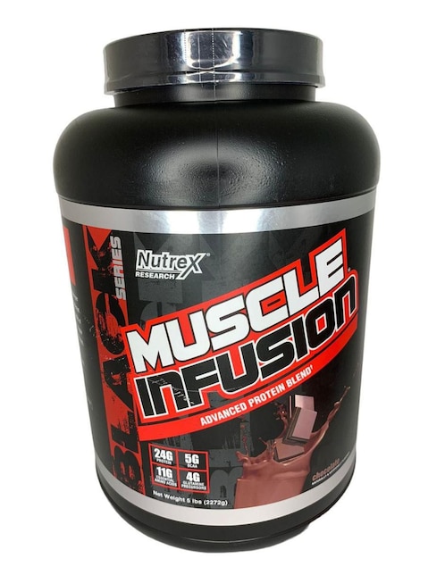 Muscle Infusion Nutrex Con Suero De Leche Nutrex Research sabor chocolate de 2.2 kg