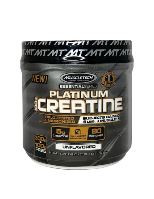 Creatina Muscletech con creatina monohidratada micronizada 400 g