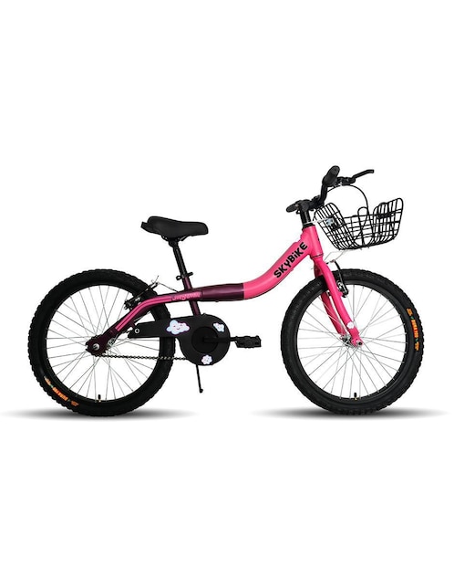 Bicicleta de montaña rodada 20 Skybike para niña