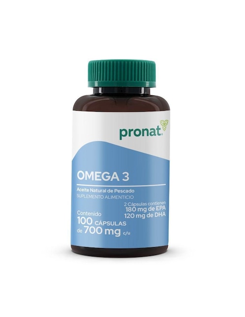 Suplemento Omega 3 (Aceite de pescado) Pronat Pronat de 100 cápsulas