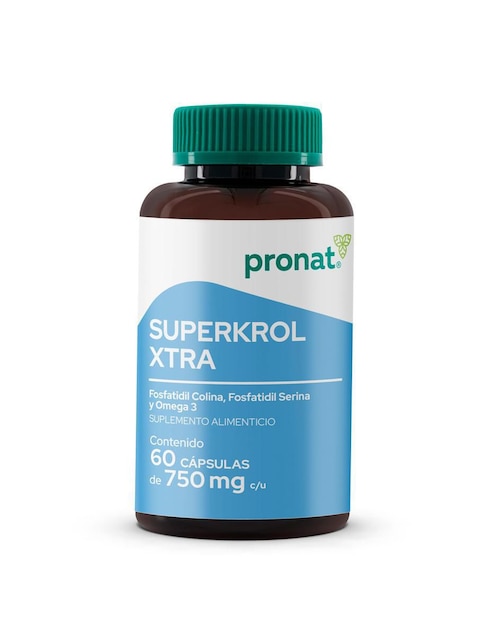 Suplemento superkrol xtra Pronat 60 cápsulas