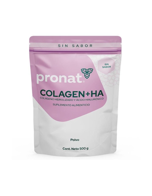 Suplemento Colagen + HA Pronat con colágeno 500 g