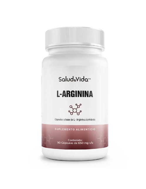 L- Arginina - S&V - Salud & Vida Mx sabor original de 90 cápsulas