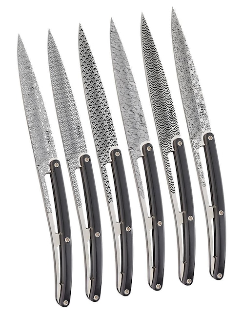 Set de cuchillos Deejo Geométrico 6 piezas