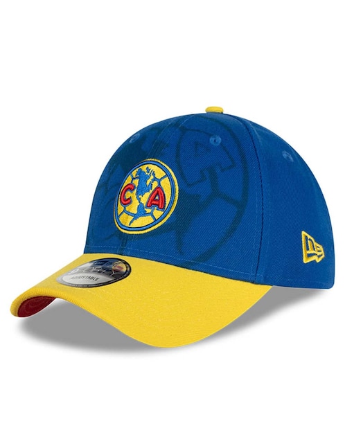 Gorra con visera curva correa ajustable para fútbol New Era Club América para hombre