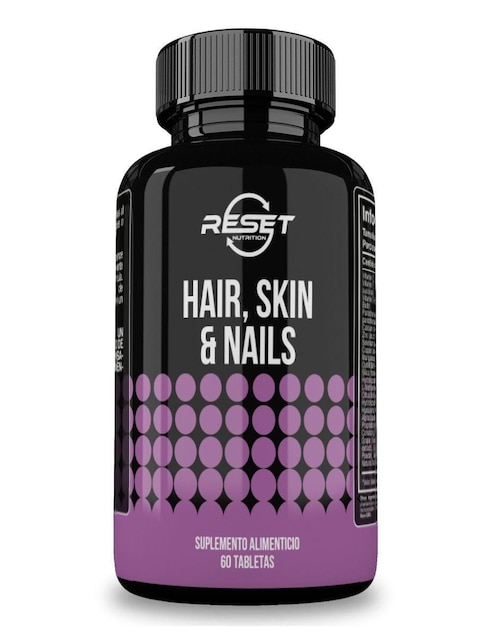 Hair, Skin & Nails Reset Nutrition con colágeno hidrolizado sabor natural