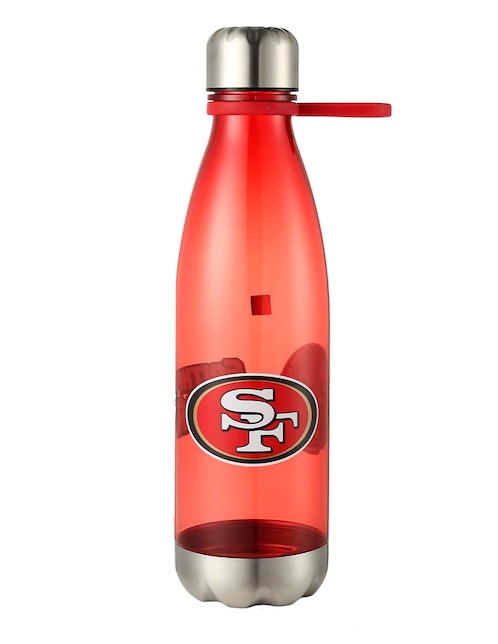 Botella de agua NFL San Francisco 49ers de plástico