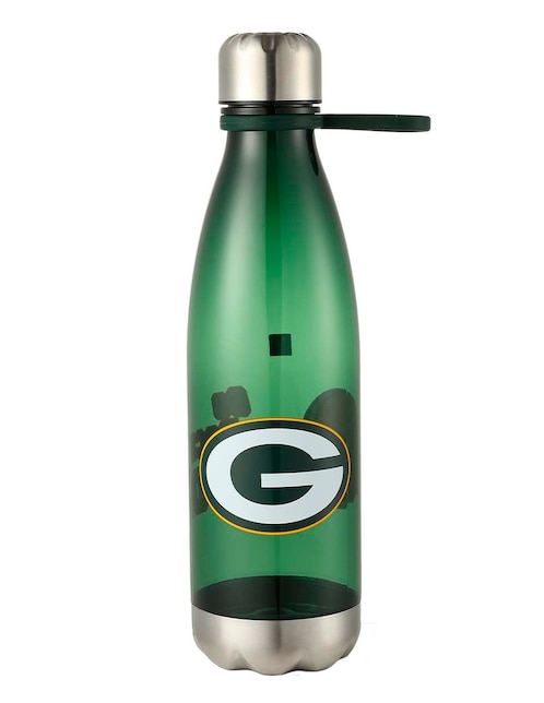 Botella de agua NFL Green Bay Packers de plástico