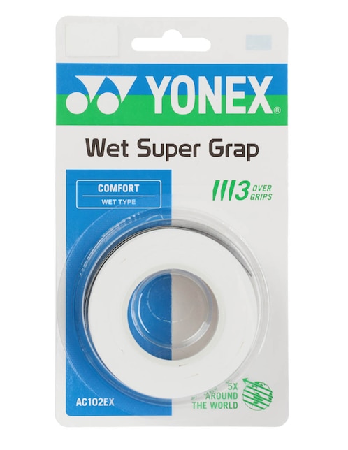 Cinta protectora para raqueta Yonex Overgrip Supergrap