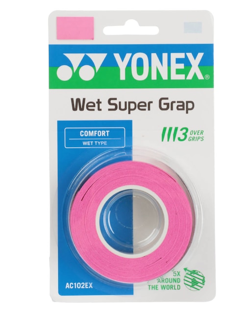 Cinta protectora para raqueta Yonex Overgrip Supergrap