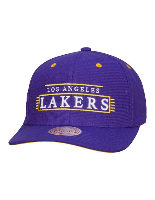Gorra con visera curva casual Mitchell & Ness Los Angeles Lakers para hombre