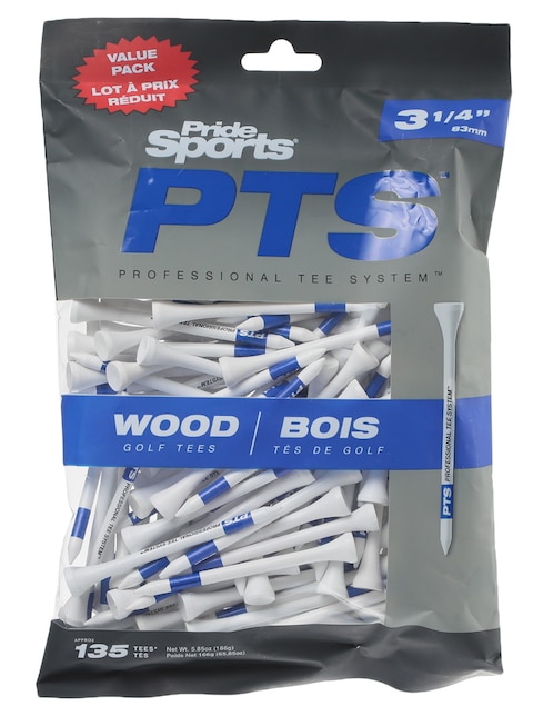 ACCESORIOS Tees para golf de plástico Pride Sports