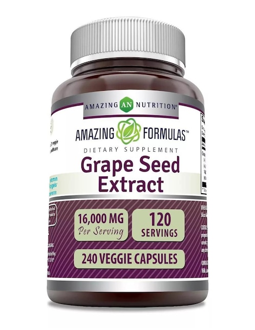 Grape Seed Extract Amazing Nutrition con extracto de semilla de uva