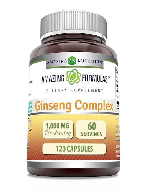 Ginseng Complex sabor natural de 120 cápsulas 1