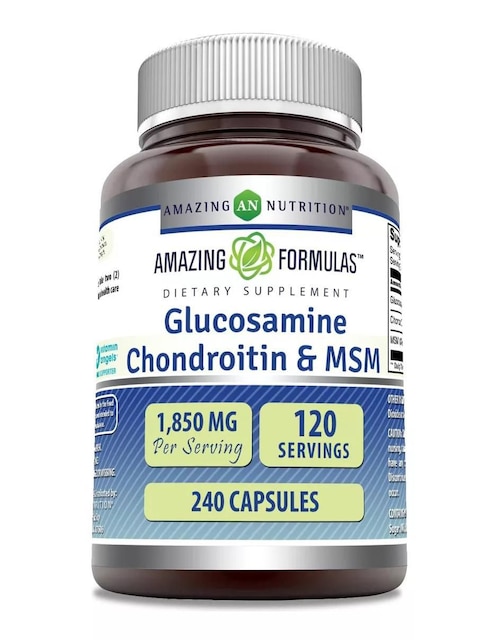 Glucosamine Chondroitin Amazing Nutrition sabor natural