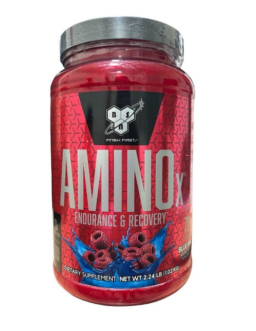Amino X 70serv con BCAAS Bsn con aminoácidos y electrolitos sabor mora azul de 1 kg