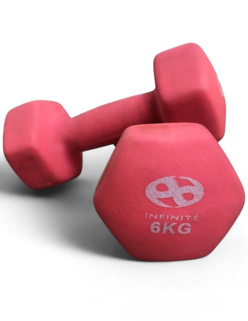 Set mancuernas de peso fijo Infinité 6 kg 2 piezas