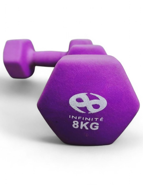 Set mancuernas de peso fijo Infinité 8 kg 2 piezas