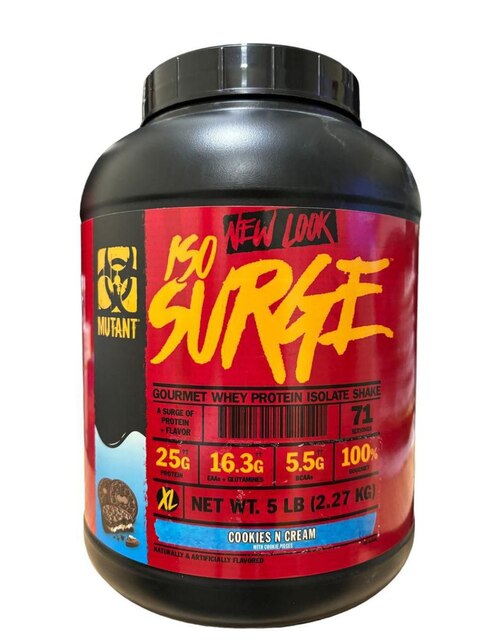 ISO Surge con aminoacidos Mutant con proteína de suero de leche aislado sabor galleta