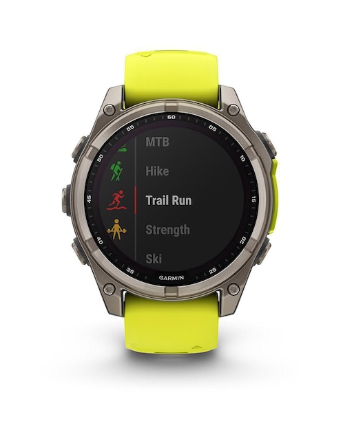 "monitor de ejercicio" garmin fenix 8 solar cristal zafiro "para" entrenamiento