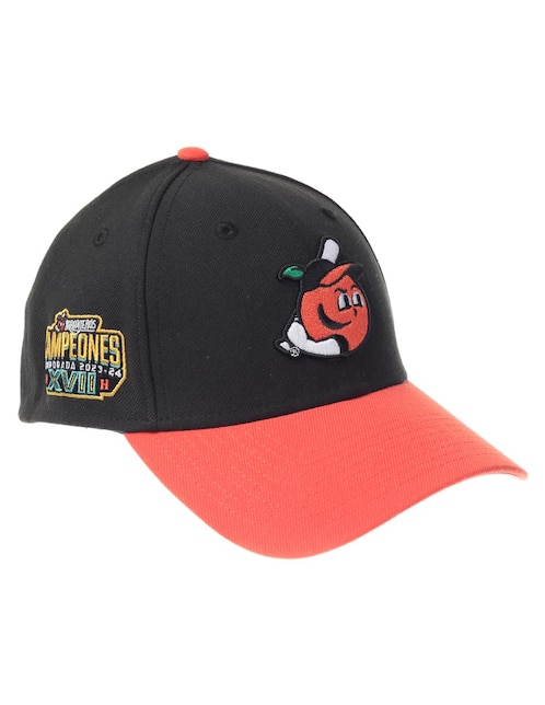 Gorra visera curva cerrada béisbol New Era Naranjeros de Hermosillo