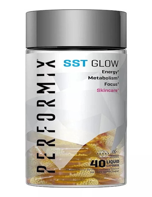SST SST Glow 40 Liquid Caps con cafeína
