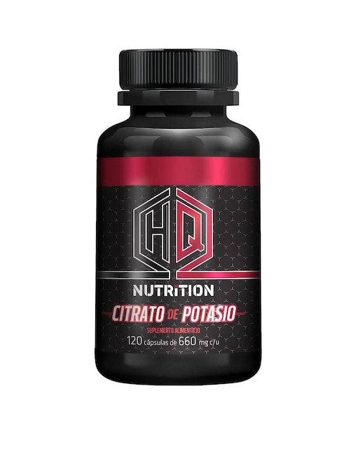 Citrato de potasio de 120 cápsulas
