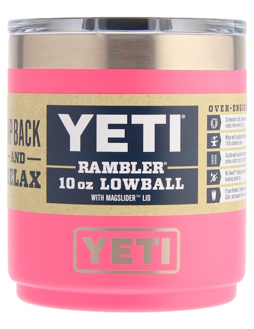Termo Yeti de acero inoxidable con tapa a presión 295 ml Rosa 295 ml