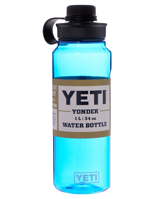 Botella de agua Yeti Yonder con tapa rosca 1 L Azul claro 1 L