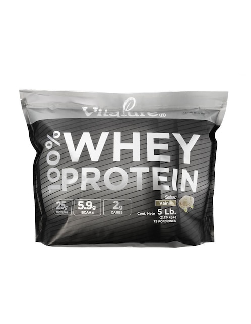 Whey Vitapure con proteína whey isolate y vitaminas sabor vainilla de 2.2 kg