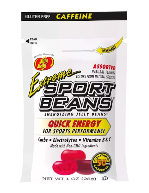 Sport Beans Mix Extreme 28 gr con vitamina B2 sabor frutas