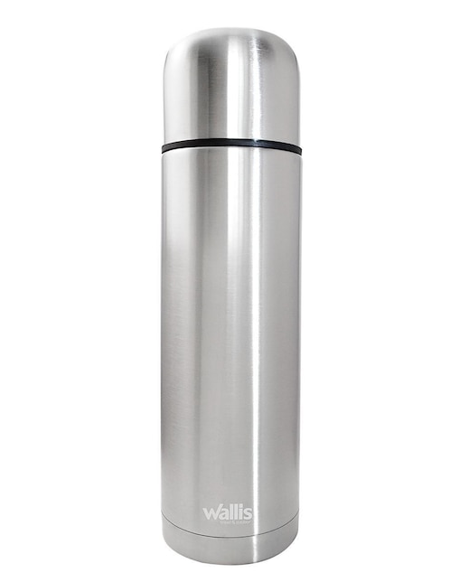 Termo Wallis de acero inoxidable con tapa rosca 750 ml