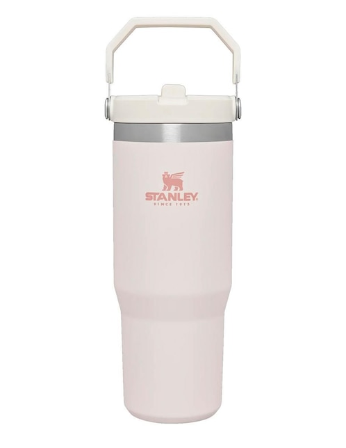 Termo Stanley de acero inoxidable Iceflow Flip Straw con tapa rosca 850 ml