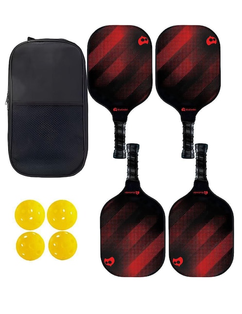 BLUELANDER Set raqueta de ping pong Bluelander CBHH0740 adulto