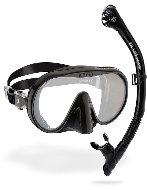 Tubo y gafas de snorkel para natación Cressi