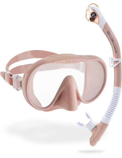 Tubo y gafas de snorkel para natación Cressi