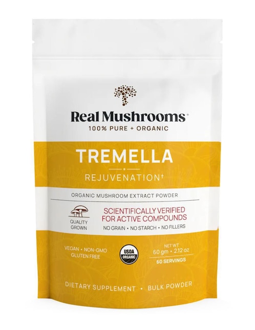 Rejuvenation Real Mushrooms con tremella sabor natural de 60 g