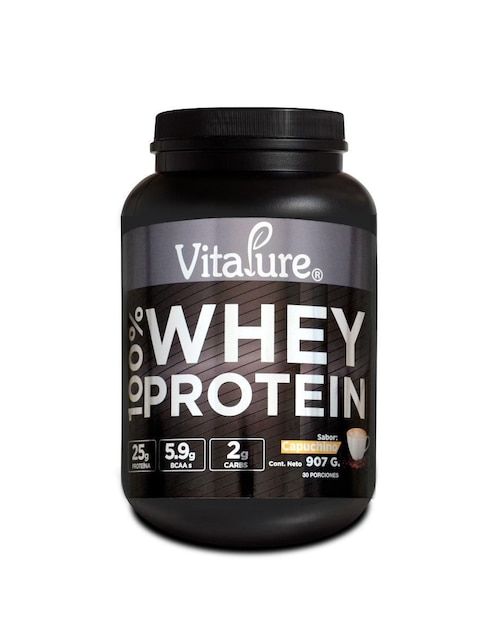 Whey Capuchino Vitapure con proteína isolate y vitaminas sabor capuccino