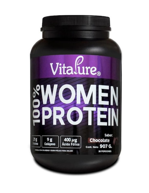 Women Protein Vitapure con proteína whey isolate y vitaminas sabor chocolate