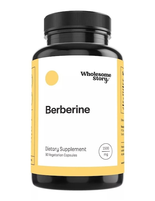 Berberine Wholesome Story con berberina sabor natural de 90 cápsulas
