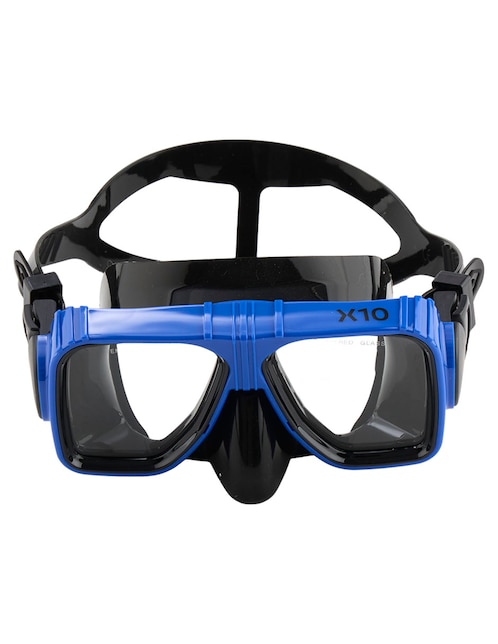 Goggles de puente fijo X10 para buceo unisex