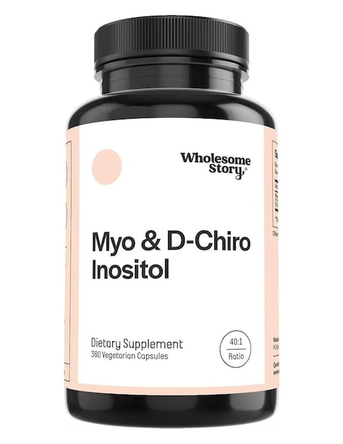 Myo & D-chiro Inositol Wholesome Story sabor natural de 360 cápsulas