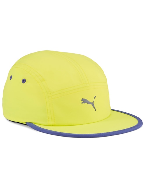 Gorra con visera plana entrenamiento Puma Ess Running 5 Panel Cap