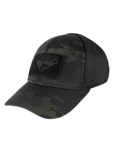 Gorra visera curva cerrada campismo Flex para hombre