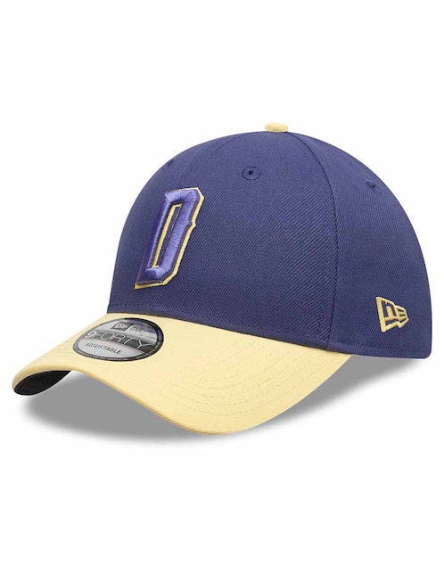 Gorra visera curva correa ajustable para béisbol New Era LMB Gamecaps Dorados de Chihuahua para hombre