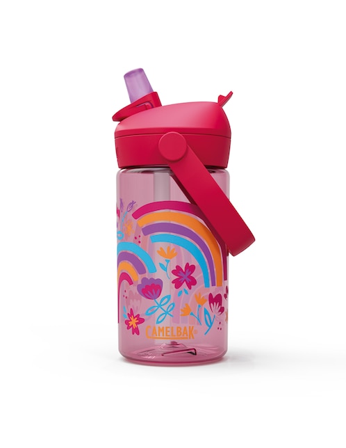 Botella de agua Camelbak de tritán Thrive Flip Straw Kids con tapa flip top 410 ml